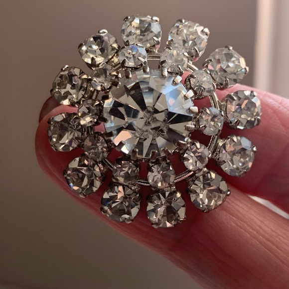 Crystal Rhinestone Buttons - Picture 2 of 6